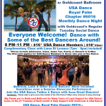 Don’t Miss Our September Chapter Social Dances! – Tuesday, September 10 at Goldcoast Ballroom, Coconut Creek, FL; Thursday, September 19 at The Delray Ballroom, Delray Beach, FL;  & Saturday, September 28 at Star Ballroom, Pompano Beach, FL