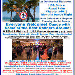 Don’t Miss Our October Chapter Social Dances! – Tuesday, October 8 at Goldcoast Ballroom, Coconut Creek, FL; Thursday, October 17 at The Delray Ballroom, Delray Beach, FL;  & Saturday, October 26 at Star Ballroom, Pompano Beach, FL