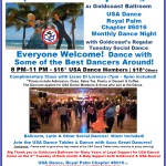 Don’t Miss Our November Chapter Social Dances! – Tuesday, November 12 at Goldcoast Ballroom, Coconut Creek, FL — Thursday, November 21 at The Delray Ballroom, Delray Beach, FL —  Saturday, November 23 at Star Ballroom, Pompano Beach, FL